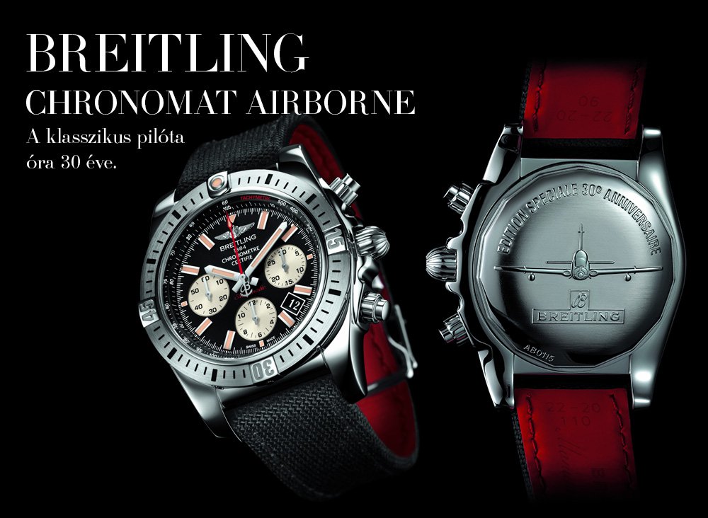 Breitling Chronomat Airborne - A klasszikus pilóta óra 30 éve -  -  - breitling, óra, 
