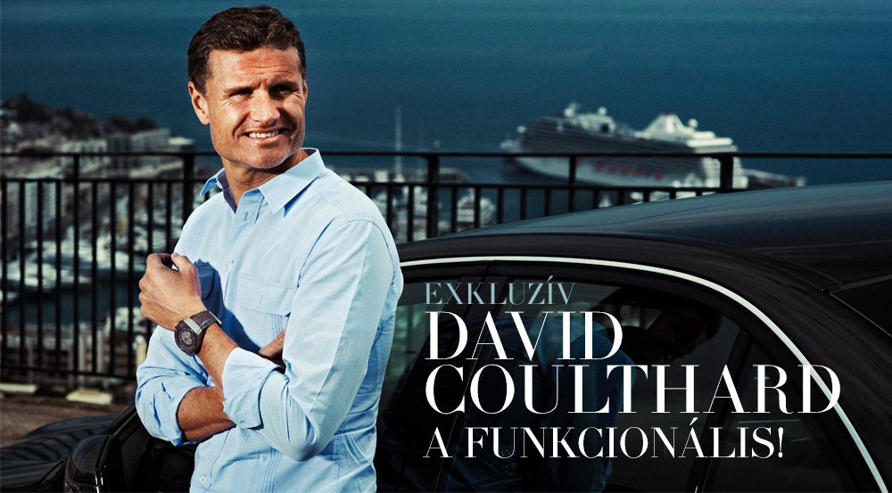 David Coulthard, a Funkcionális! - Interjúk -  - David Coulthard, forma 1, interjú, óra, TW STEEL, 
