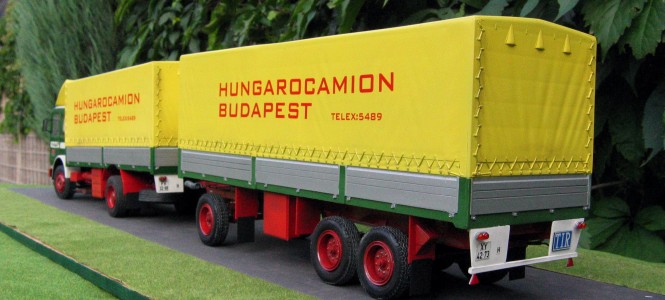 A Tahír macskája- Rába-Hungarocamion -  -  - Dioráma, Hobby, Indiorama, Kamion, Makettezés, Rába, 