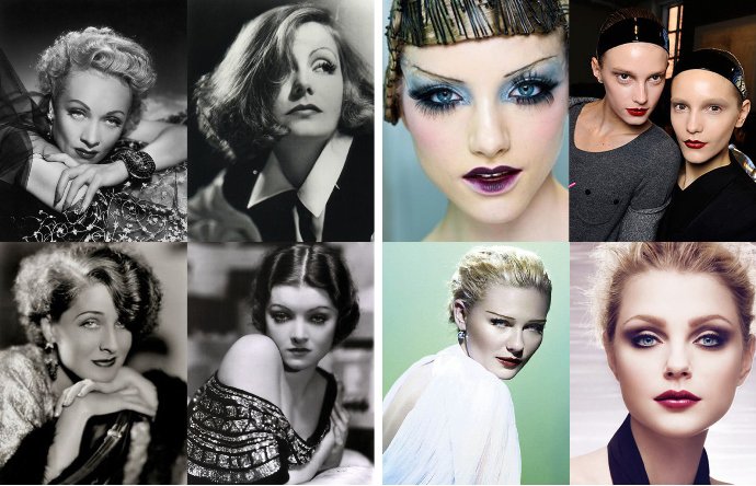 A múlt század sminkjei napjainkban - SZÉPSÉG - Smink  - smink, sminktrend, szépség, 