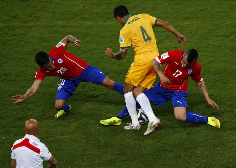Chile legyűrte az Ausztrálokat - Fesztelen mindennapok -  - ausztrália, chile, foci, labdarúgás, labdarúgó vb 2014, labdarúgó világbajnokság 2014, vb 2014, 