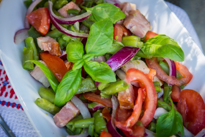 Könnyű nyári ebéd: meleg zöldbab saláta - STYLELIFE - Gasztronómia - gasztronómia, könnyű nyári ebéd, saláta, 