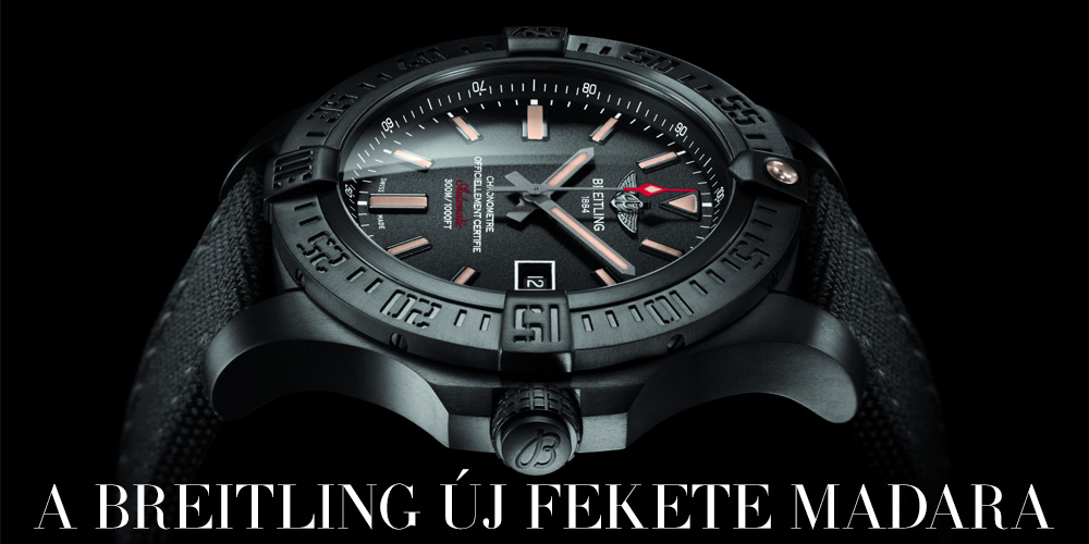 A Breitling új fekete madara -  -  - breitling, férfistílus, óra, 