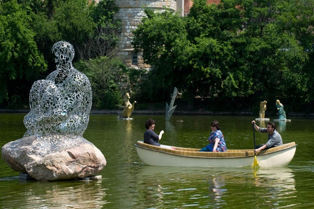 Városligeti tó - vizi szobrokkal - Fesztelen mindennapok -  - érdekességek, kultúra, Városliget, 