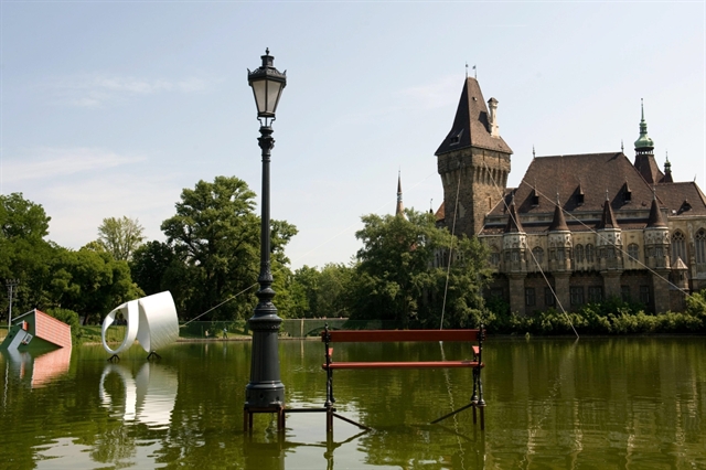 Városligeti tó - vizi szobrokkal - Fesztelen mindennapok -  - érdekességek, kultúra, Városliget, 