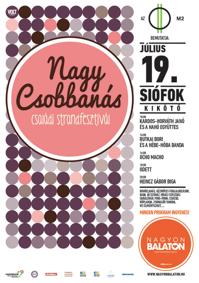 Nagy Csobbanás – családi fesztivál Siófokon - Rendezvények -  - nagy csobbanás, siófok, 