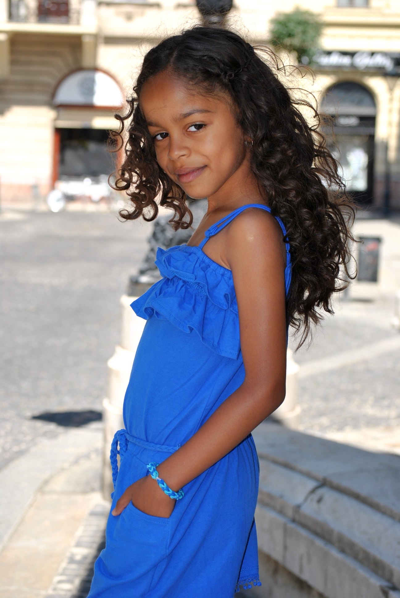 Mini outfit - Királykék színpompa - Stylekids -  - gyerekstílus, mini outfit, 