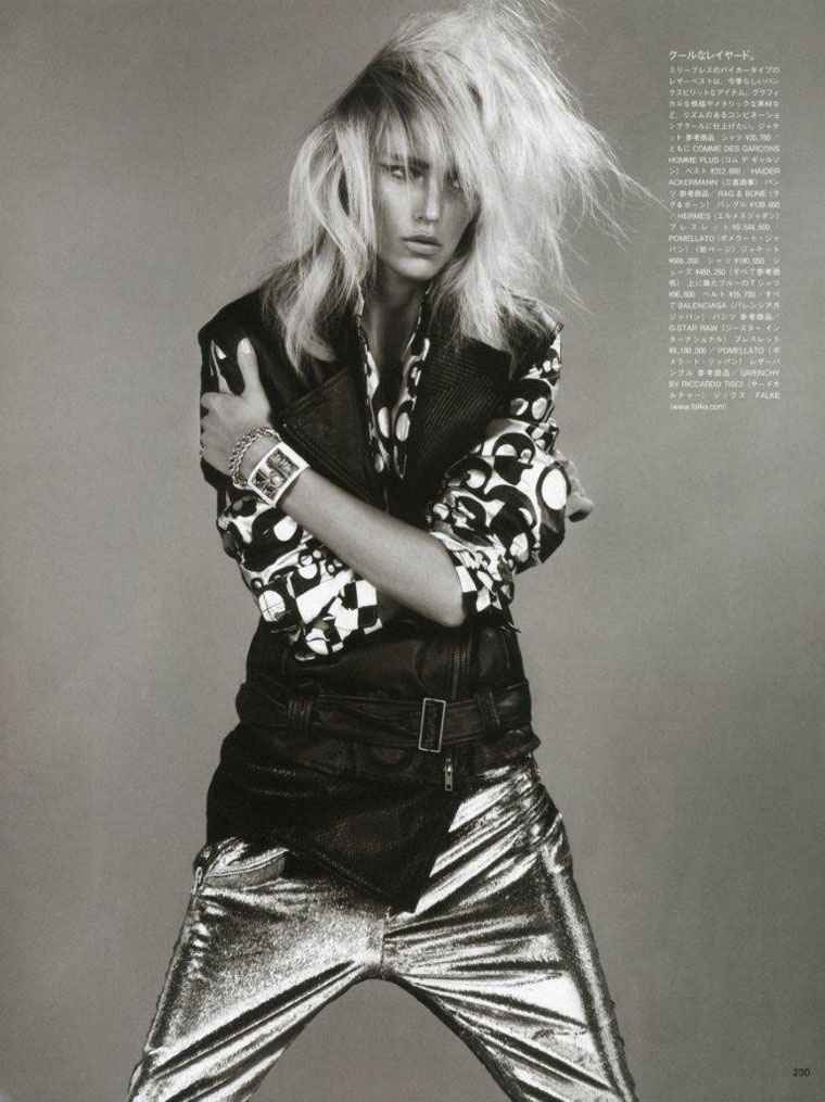 Punk&Funk Anja Rubikkal a Vogue-ban - Hírek  -  - anja rubik, punk, vogue, 