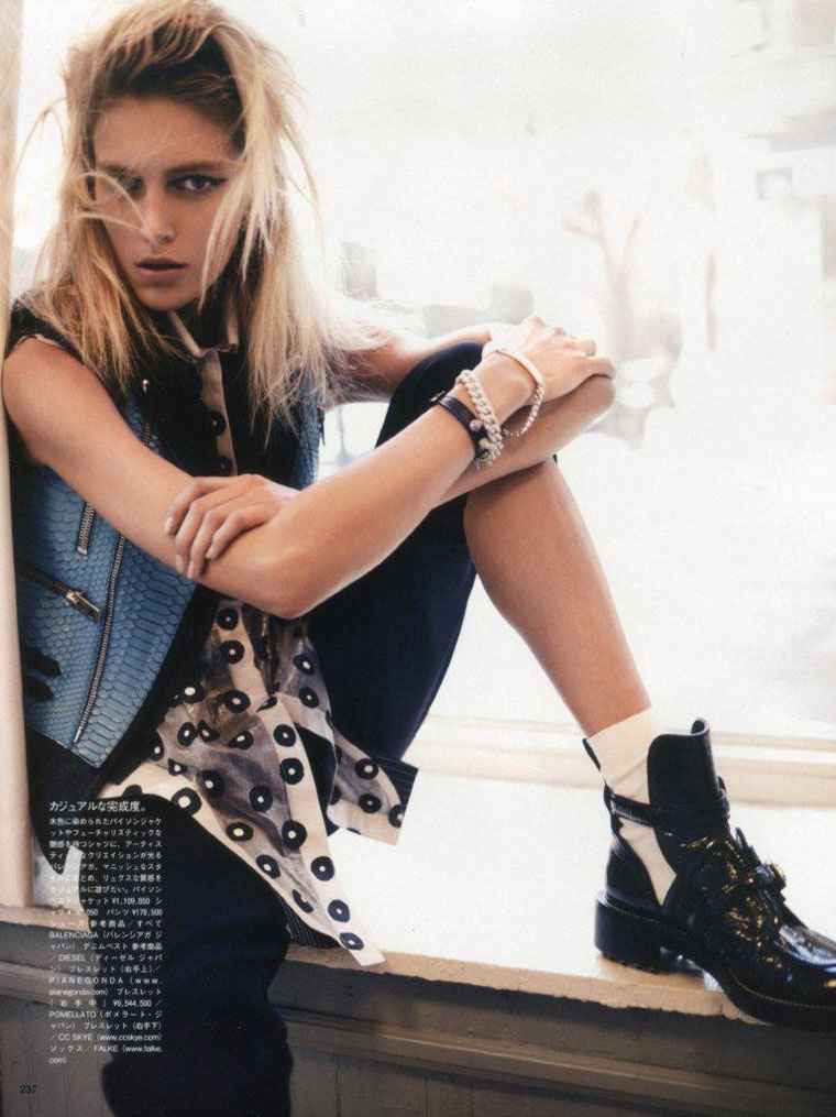 Punk&Funk Anja Rubikkal a Vogue-ban - Hírek  -  - anja rubik, punk, vogue, 