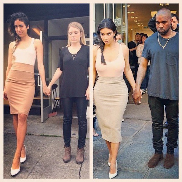 Kim és Kanye divatkonkurenciái - DIVAT&STÍLUS - Hírek  - kanye west, kim kardashian, 