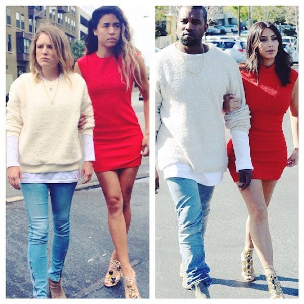 Kim és Kanye divatkonkurenciái - DIVAT&STÍLUS - Hírek  - kanye west, kim kardashian, 