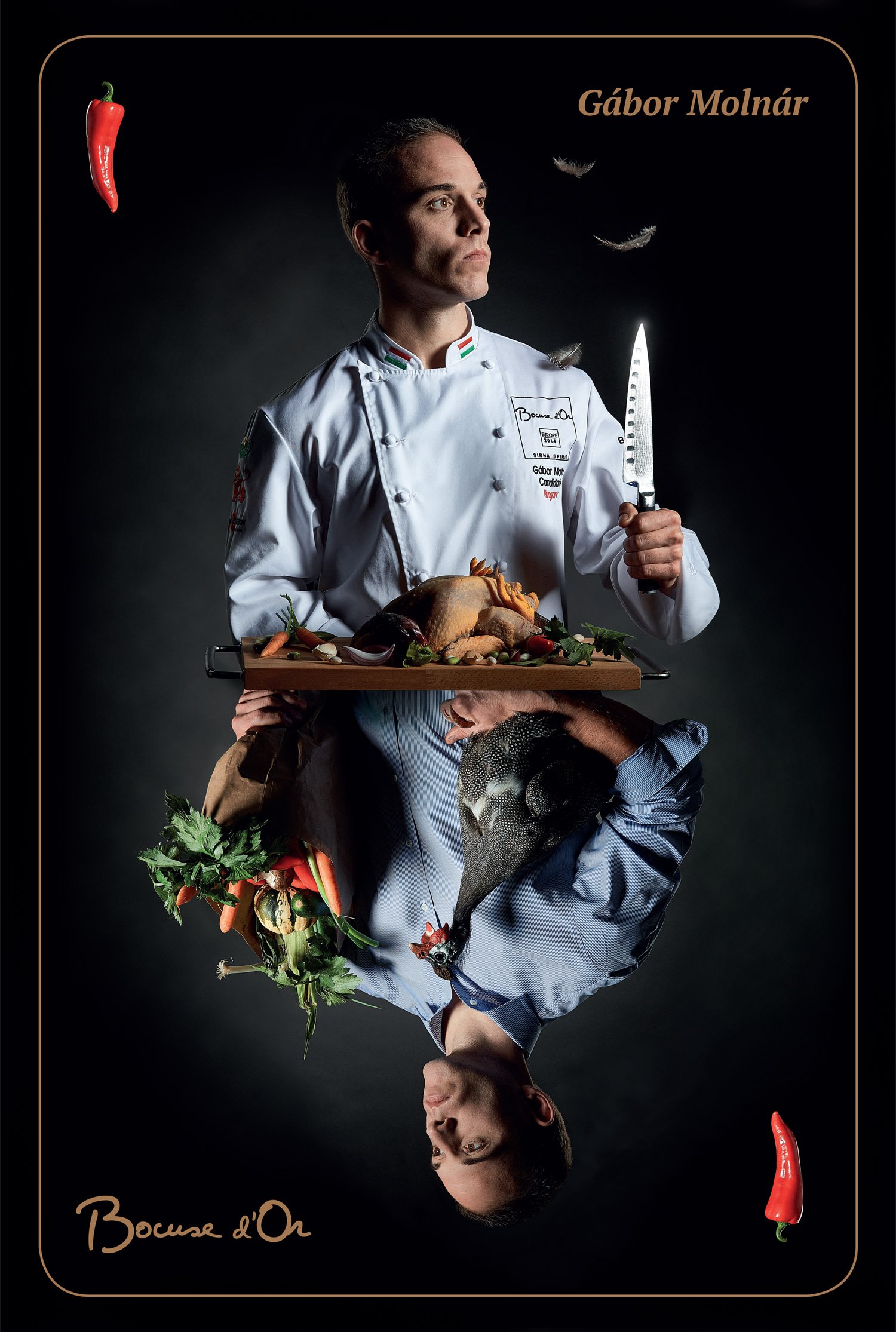 Molnár Gábor Bocuse d’Or döntősön az ország szeme -  -  - plakát, 