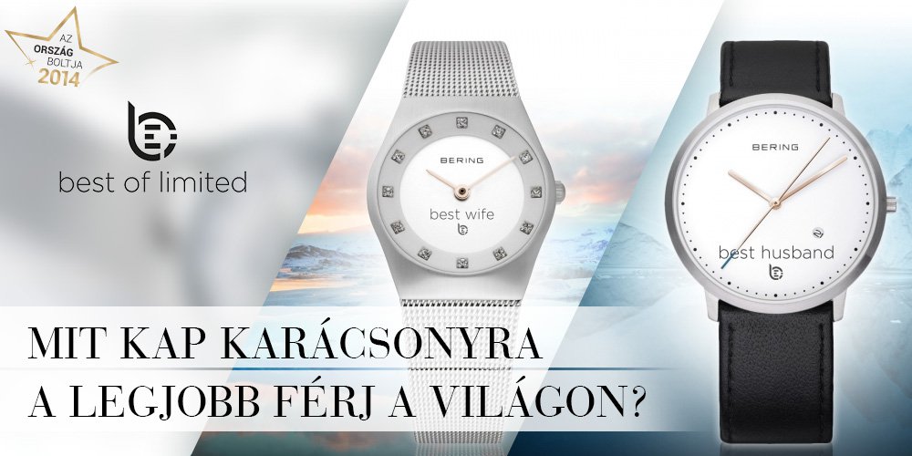 Mit kap karácsonyra a legjobb férj a világon? - DIVAT&STÍLUS -  - Best of limited, karóracentrum, óra ékszer, vásárlás, 