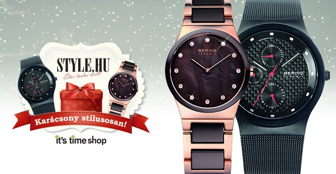 Karácsonyi játékunk nyertesei -  -  - bering óra, It%27s time shop, nyereményjáték, 