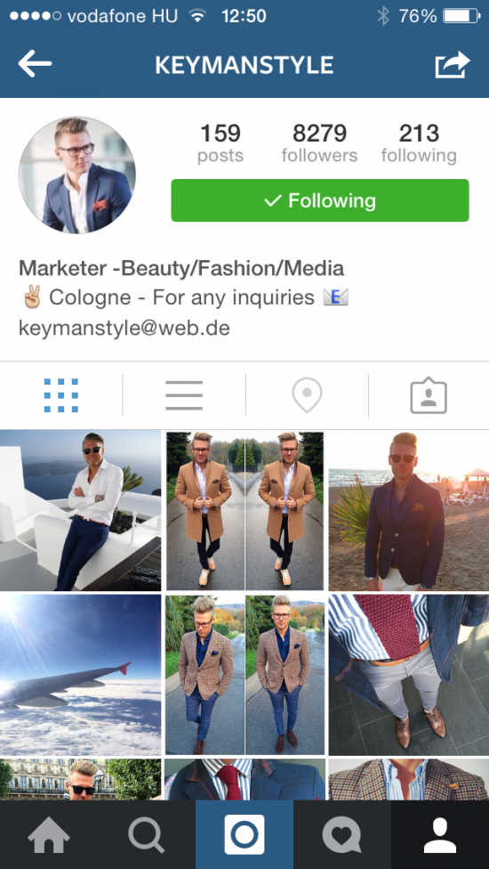 Ez a világ pillanatvilág! - DIVAT&STÍLUS -  - celebrity, gardrob, instagram, kun gergely, 