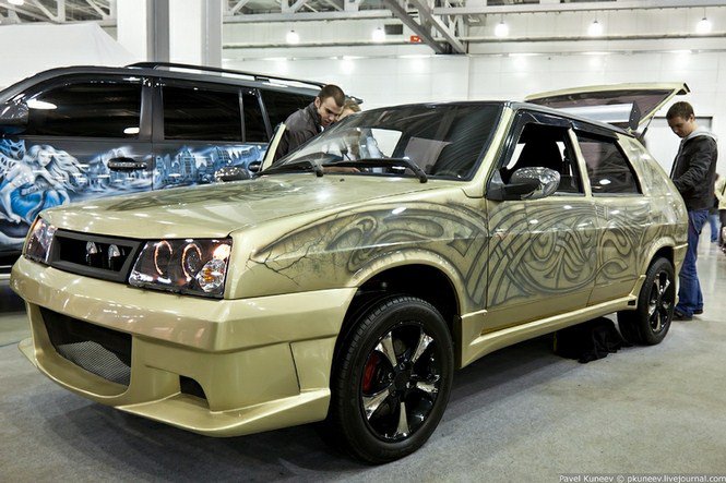 Moszkvai Tuning Show -  -  - autó, Moszkvai Tuning show, motor, tuning, 