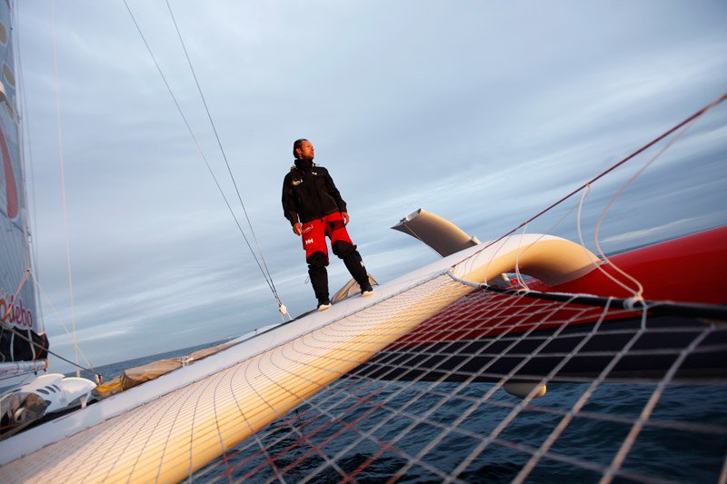 Thomas Coville rekordkísérlete a Föld körül - Utazás -  - rekord, sport, Thomas Coville, vitorlázás, 