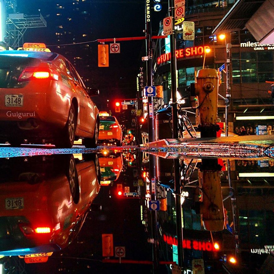 A pocsolyák párhuzamos világa - STYLENEWS - STYLELIFE - fényképészet, fotók, pocsolya, utazás, 