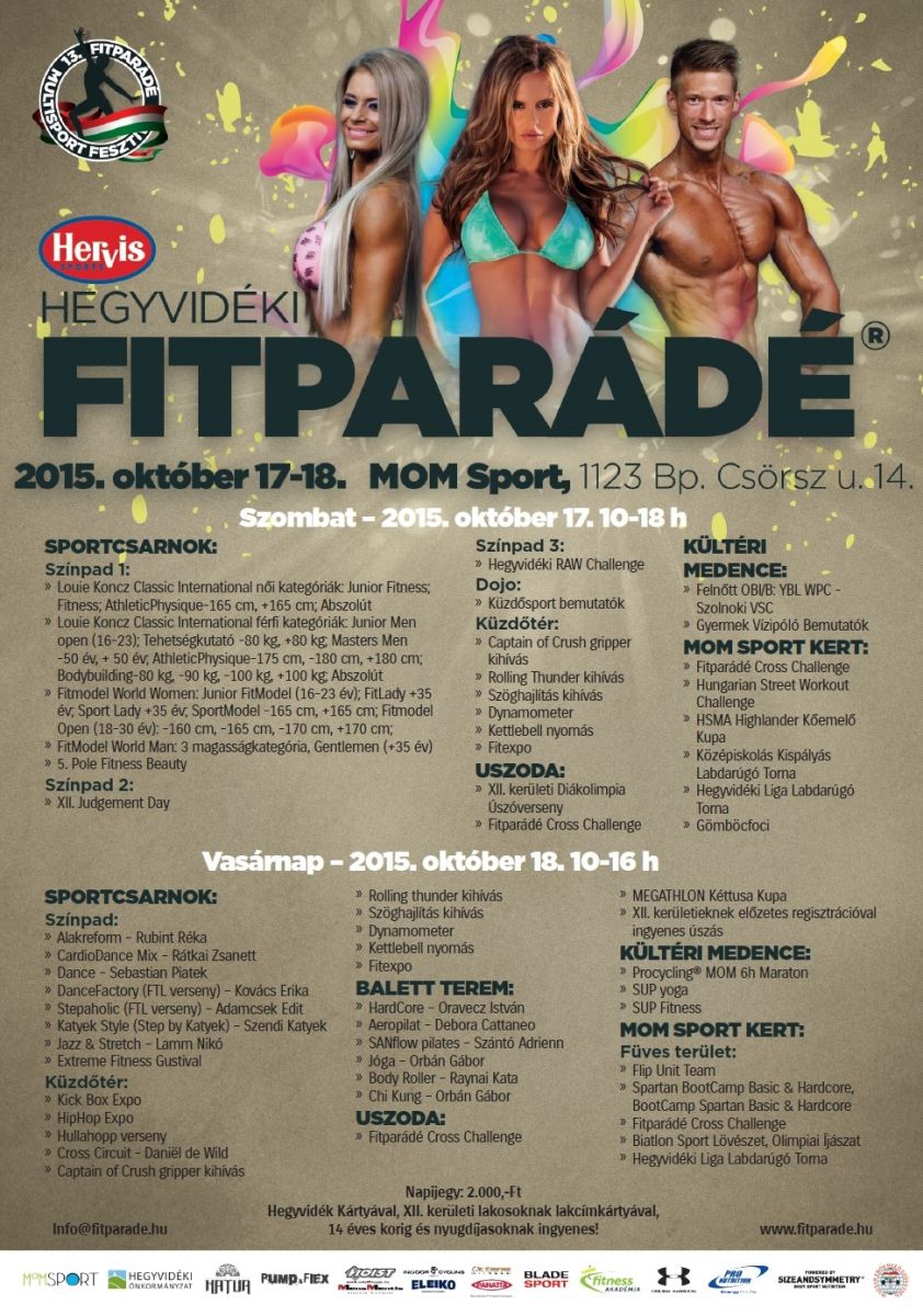 Idén is Fitparádé - Rendezvények -  - fitparade, fitparade 2015, 