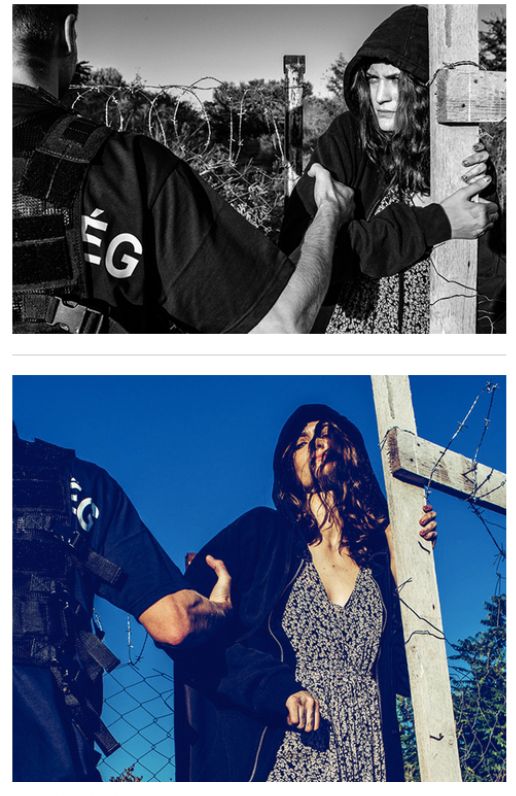 Magyar fotós menekült-témájú divatanyagán háborodott fel a világ - DIVAT&STÍLUS - Hírek  - baksa norbert, divat, fotók, menekültek, 