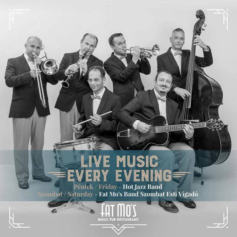 Budapesti őszi esték a Fat Mo’s-ban! - STYLENEWS - STYLELIFE - Fat Mos, Fat Mos Band, Hot Jazz Band, 
