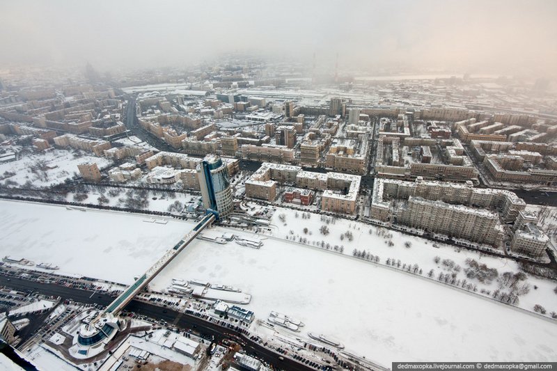 Moszkva Európa legmasabb épületéből - Fesztelen mindennapok -  - Englischrussian, érdekességek, Moszkva, 
