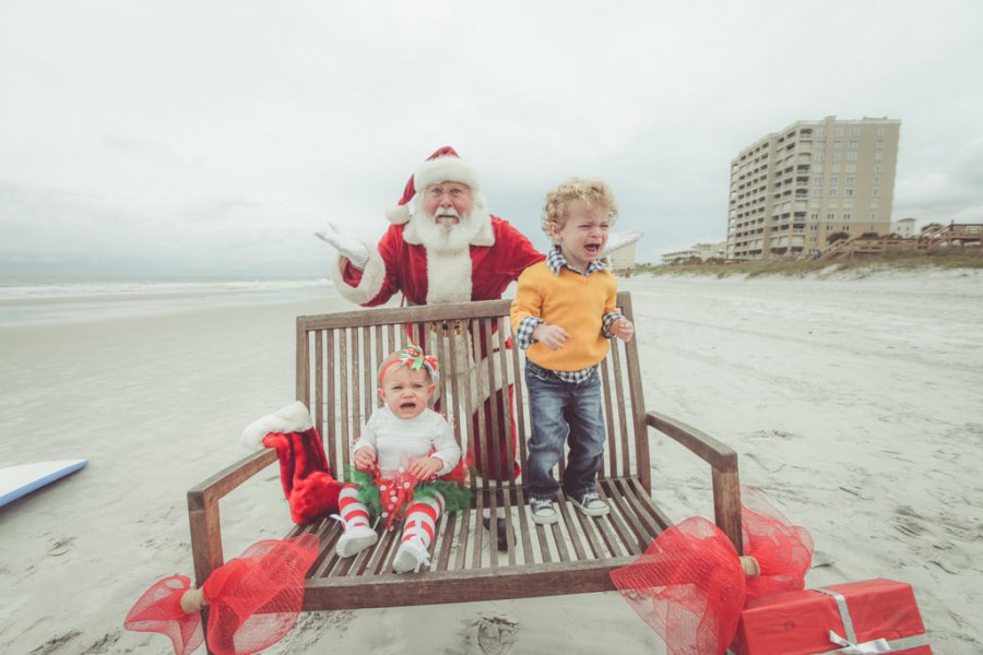 Gyerekek, akik megijedtek a Télapótól - STYLENEWS -  - gyerekek, humor, mikulás, télapó, 