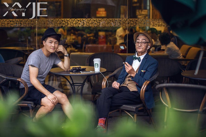 A legvagányabb nagypapa! - DIVAT&STÍLUS - Stílusiskola - divat, fényképezés, fotók, nagypapa, stílus, 