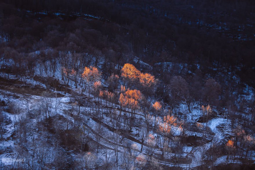 Lélegzetelállító természeti fotók a különleges Grúziáról, madártávlatból - STYLENEWS -  - képgaléria, tél, természet, 