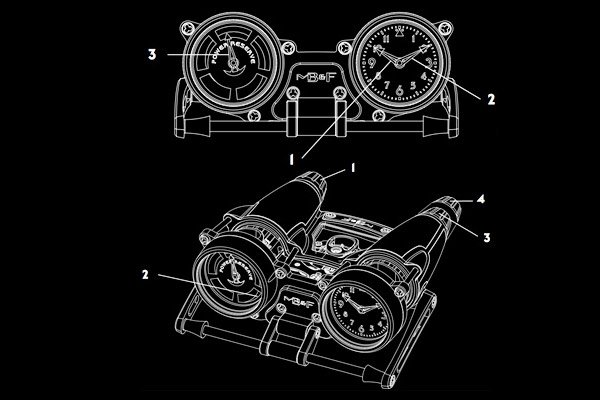 MB&F Horological Machine No4 Thunderbolt -  -  - érdekességek, kütyük, MB, óra, 