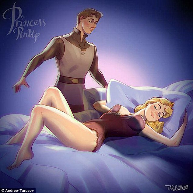 Így festenek a Disney hercegnők pin up girlként - STYLENEWS -  - disney, disney hercegnők, pin up, 