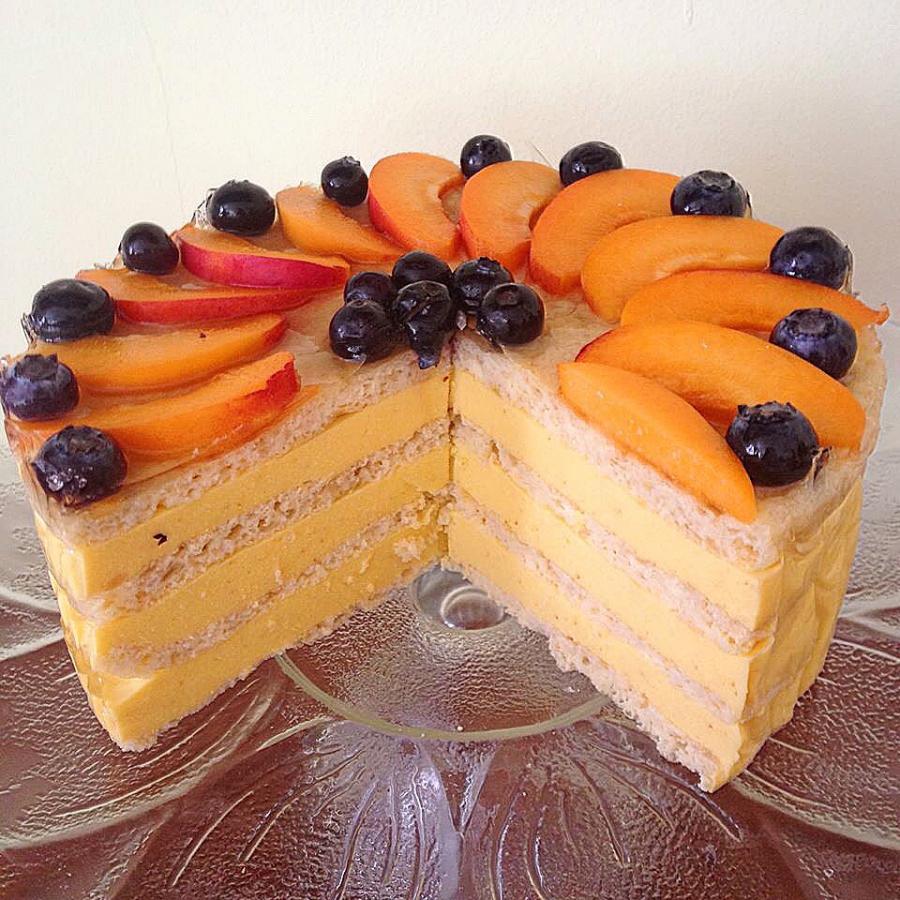 Sárgabarackkrémes paleo torta - STYLELIFE - Gasztronómia - friss receptek, paleo, torta, 