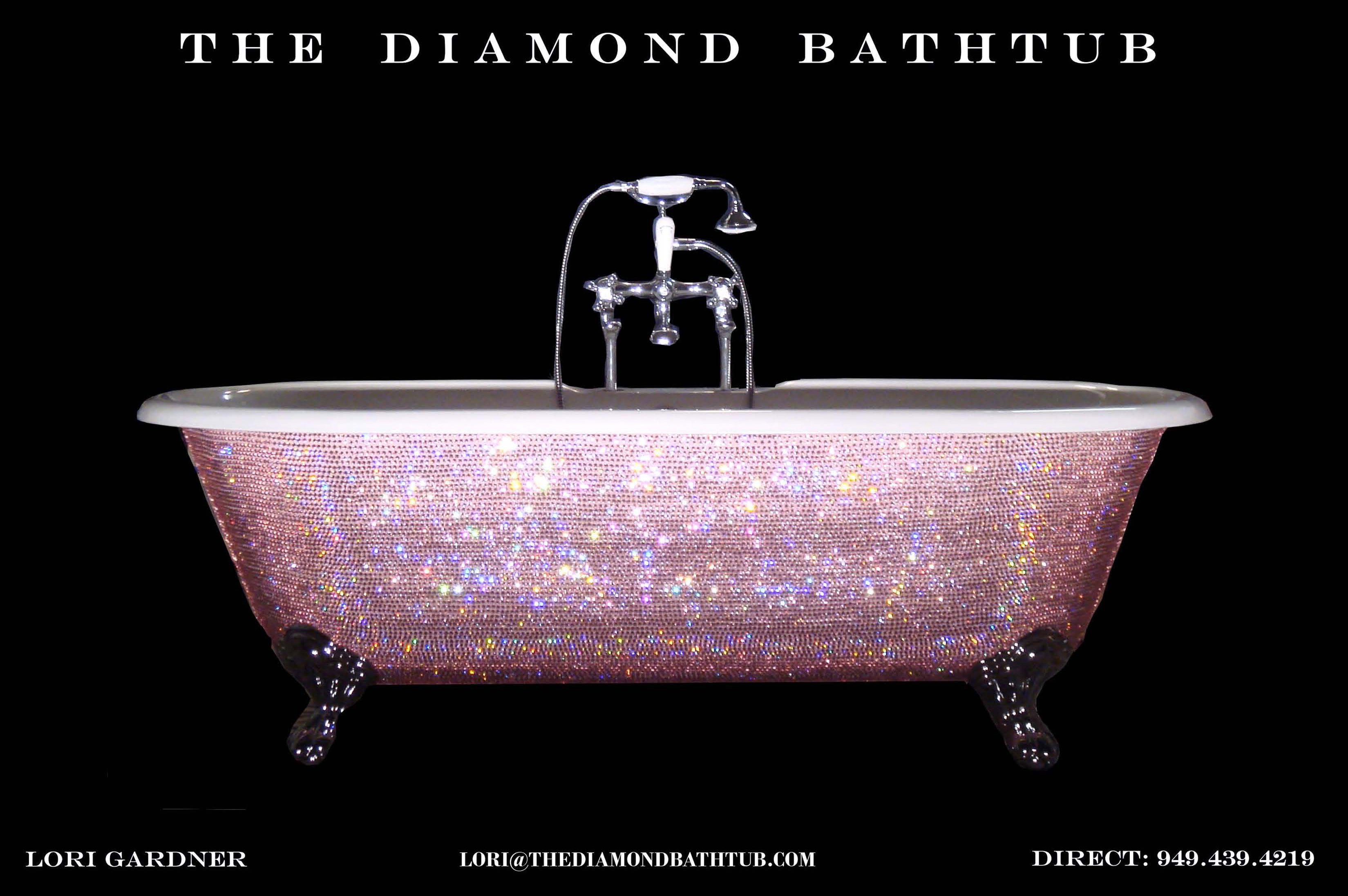 Gyémánt fürdőkád 39.000 dollárért -  -  - ékszer, kristály, luxlife, 