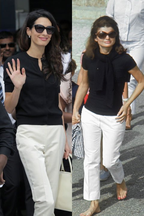 10 fotó, ami azt bizonyítja, hogy Amal Clooney Jackie Kennedy reinkarnációja (szeretne lenni) - Celebrity -  - amal alamuddin, amal clooney, celebrity, first lady, george clooney, jackie kennedy, stílus, 
