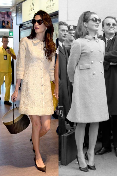 10 fotó, ami azt bizonyítja, hogy Amal Clooney Jackie Kennedy reinkarnációja (szeretne lenni) - Celebrity -  - 