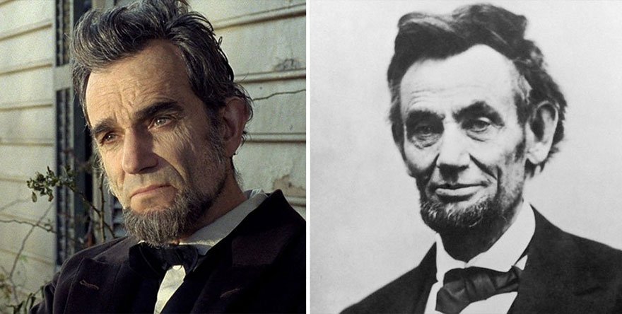 16 színész, akik a megszólalásig hasonlítanak az általuk eljátszott, történelmi alakokra - Celebrity -  - abraham lincoln, charlie chaplin, daniel day lewis, frida kahlo, jim morrison, morgan freeman, nelson mandela, salma hayek, val kilmer, 
