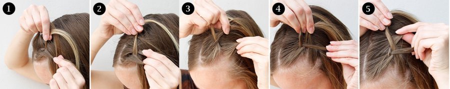 DIY: Fordított halszálka fonás fesztiválra - SZÉPSÉG - Hajápolás  - diy, fesztiválhaj, fonás, júliusra ajánljuk, 