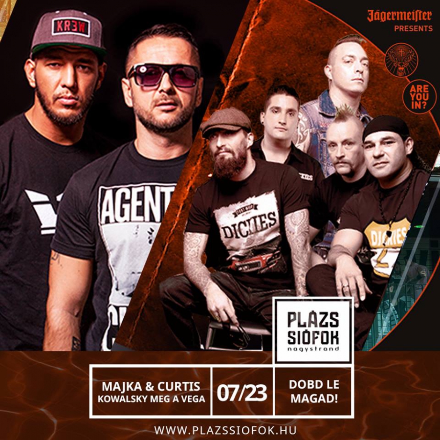 Duplázz a PLÁZSon – Majka & Curtis és Kowalsky Meg a Vega koncert - STYLENEWS - Rendezvények - koncert, kovalszky mega vega koncert 2016, majka curtis, plázs, siófok, 