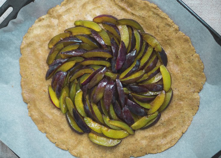 Szilvás galette recept ( vegán) - STYLELIFE - Gasztronómia - friss receptek, szilva, vegán, 