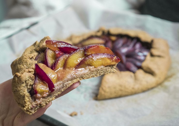 Szilvás galette recept ( vegán) - STYLELIFE - Gasztronómia - friss receptek, szilva, vegán, 