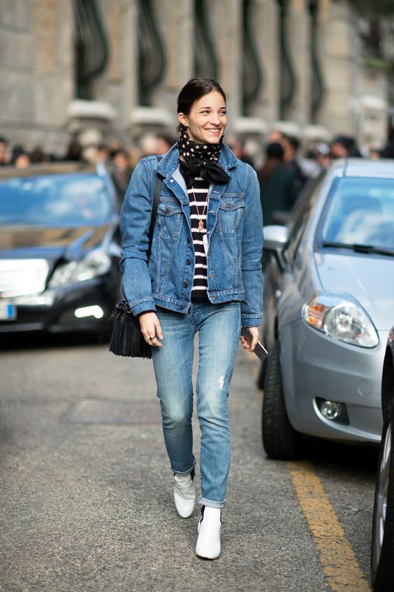 Stílusiskola: Így viselj farmerdzsekit tavasszal - DIVAT&STÍLUS - Stílusiskola - farmerdzseki, outfit, őszi divat, street style, 