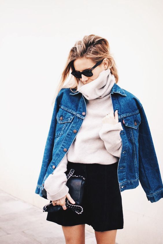 Stílusiskola: Így viselj farmerdzsekit tavasszal - DIVAT&STÍLUS - Stílusiskola - farmerdzseki, outfit, őszi divat, street style, 