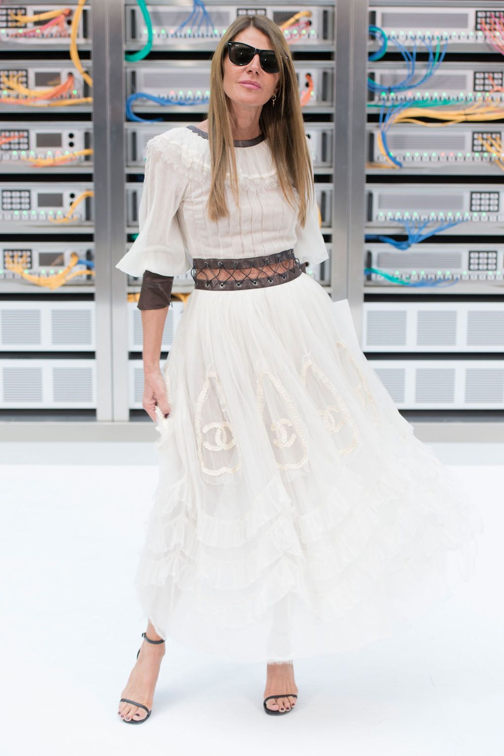 Párizs. Első sor. - Celebrity -  - celebrity, fashion party, fashion week, párizs, 